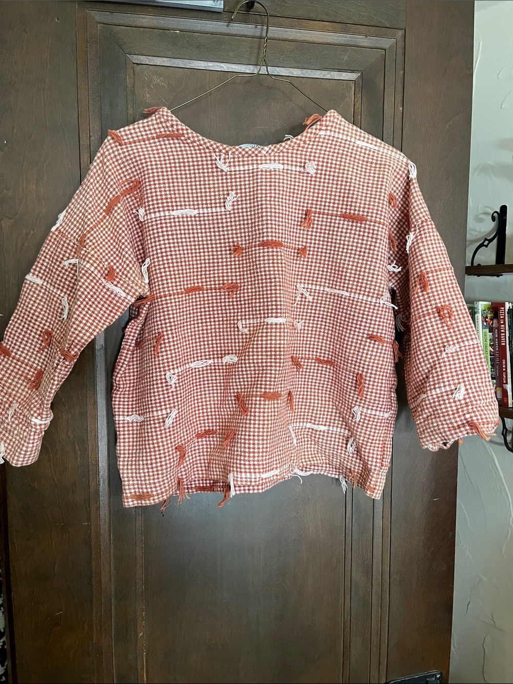 Nikki Chasin Gingham Top